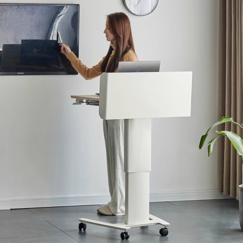 Conference Office Speech Table Mobile Podium Reception Desk Training Table Host Front Desk Guide Welcome Lift Speech Desk