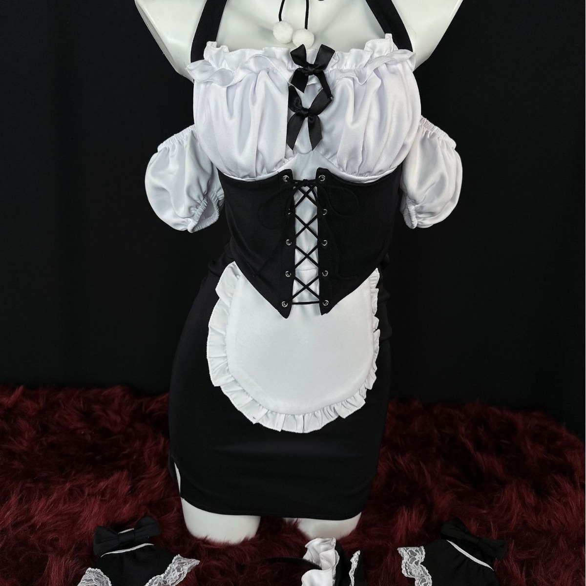 Горячая кролик новое сексуальное нижнее белье японская горничная секретарский наряд сексуальное платье ночное униформа 8705