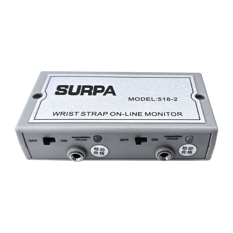 Bracelet Online Tester Surpa518-2 Anti-Static Wrist Strap Alarm Bracelet Detector Monitor