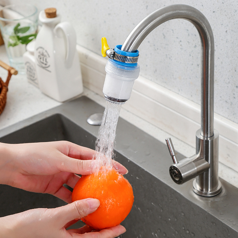 Kitchen Sink Faucet Filter Anti-Splash Shower Artifact Magnet Adsorption Filter Household Filter