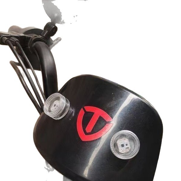 Electric Vehicle Warning Light Vibrates and Lights up to Prevent Rear-End Collision Red and Blue Flashing Light Without Wiring Motorcycle Warning Light Modification