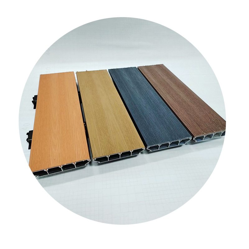 Aluminum Alloy Floor Outdoor Park Boardwalk Wear-Resistant Anti-Slip Aluminum Floor Villa Garden Terrace Floor Aluminum Plastic Floor