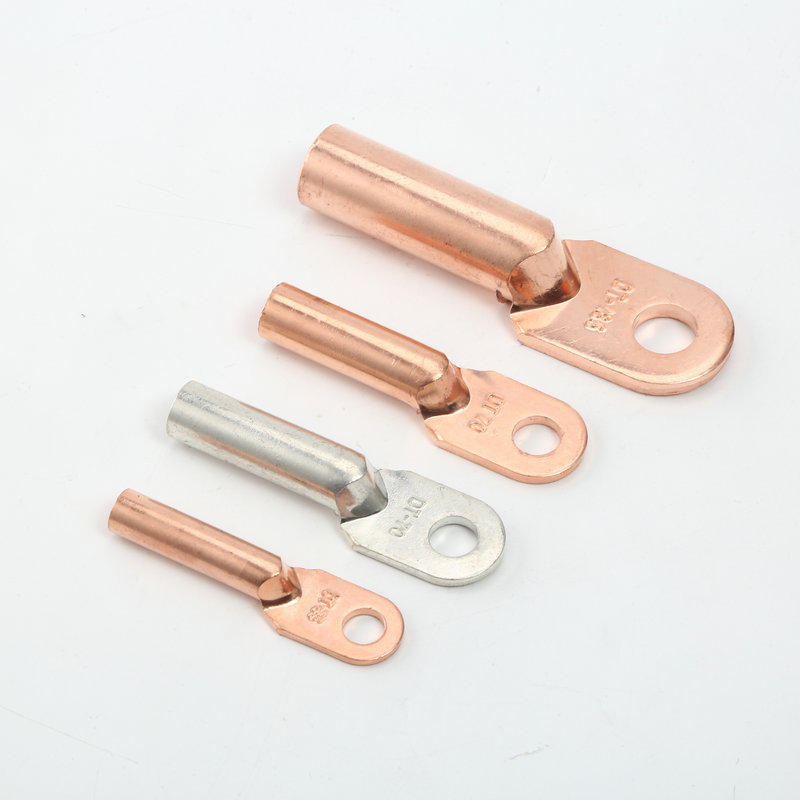 DT type copper nose hot tin copper wire ear DT-25 square plug oil type copper terminal high voltage cable copper nose
