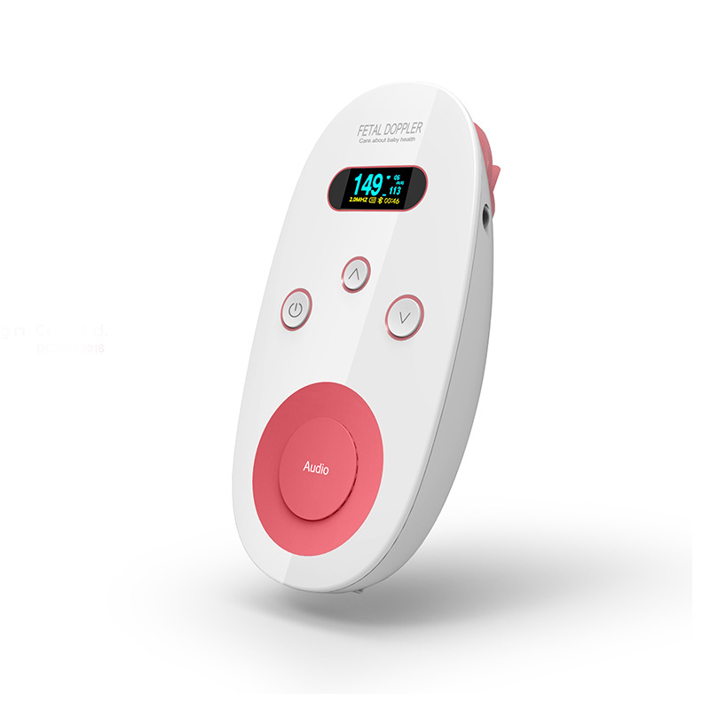 Doppler Fetal Heart Rate Monitor for Home Use, Fetal Heart Monitoring Device for Pregnant Women, English Export Fetal Heart Monitor, Ce Certified