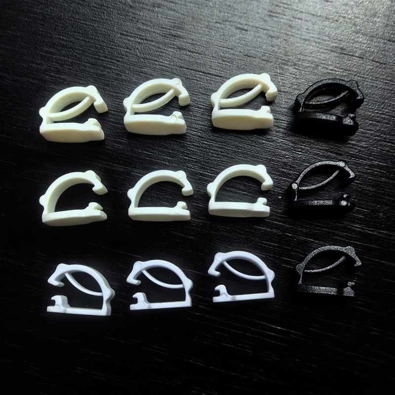 Оптовая продажа украшений для шнурков перекрестной торговли белая застежка клипса для ремешка аксессуары база аксессуары