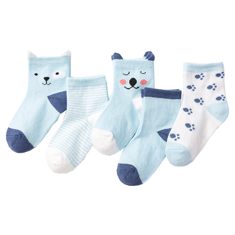 Children's socks spring and autumn thin tube socks boys and girls small and medium-sized children's newborn baby socks baby socks wholesale