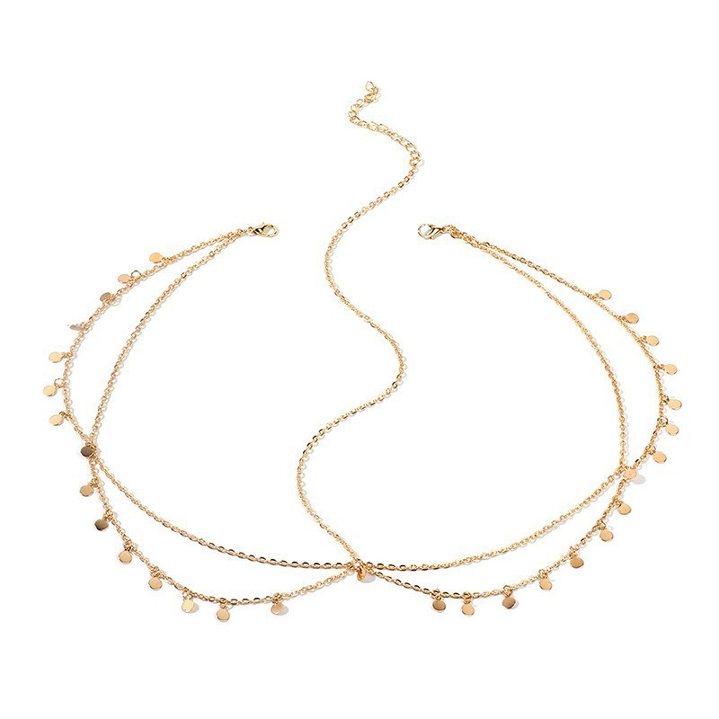 European and American Export New Products, Fashionable and Niche Accessible Luxury Headwear Chain, Bohemian Style Multi-Layered Headwear