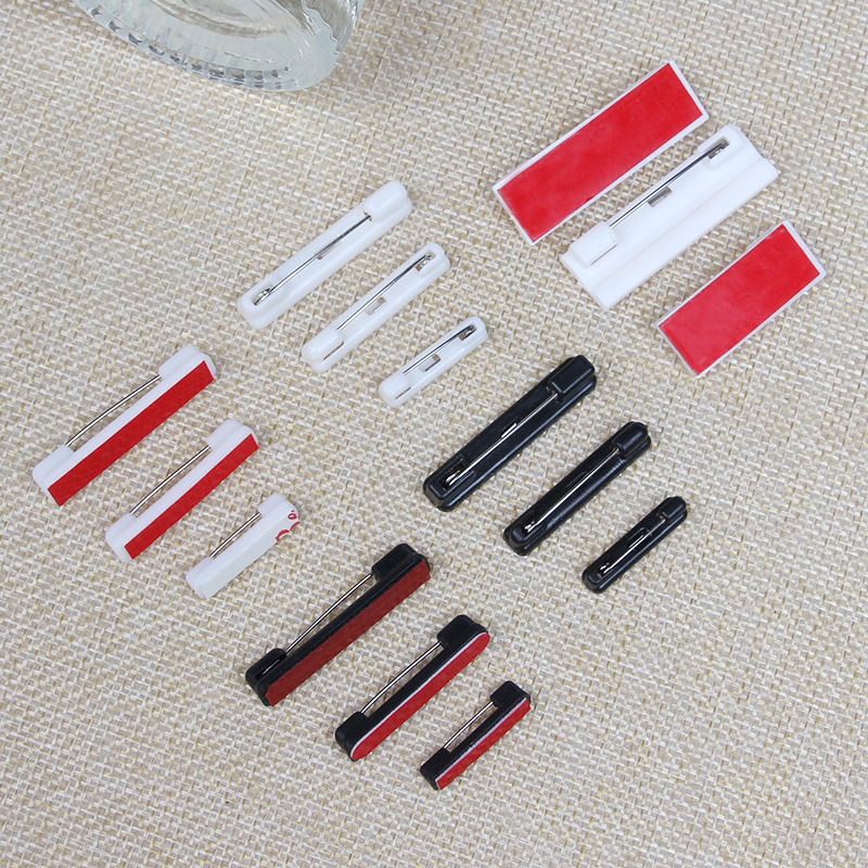 DIY ювелирные аксессуары 2.2//3.1/3.7см пластиковая булавка белая черная с клеевым значком оптовая цена