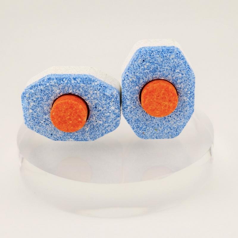 Source Manufacturer's Octagonal Heart-Shaped Dishwasher Special Tablets, Low-Foaming, Easy-To-Dissolve, Three-In-One Powerful Oil Stain Removal and Brightening Tablets