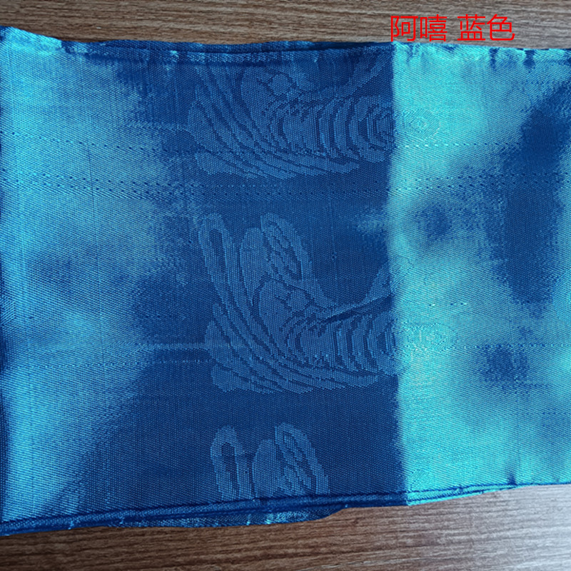 Factory price: Xi Lang Zun Hada Eight Treasures Dark Jacquard Tashi Delek Five-color Qi Xizang Mongolian Gifts for Hada