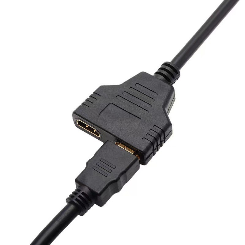 High-Definition HDMI Splitter Cable, HDMI One Input Two Output Splitter, Male to Dual Female Converter 1.4