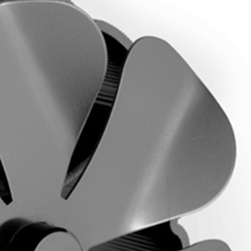 Fireplace fan thermal power rotating high temperature resistant 6-leaf fan ecological fireplace fan wooden fireplace fan lightweight