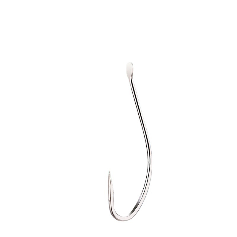 White Fox fishhook thin long handle barbed fishhook wild fishing carp carp hook fishing gear fishing hook factory wholesale