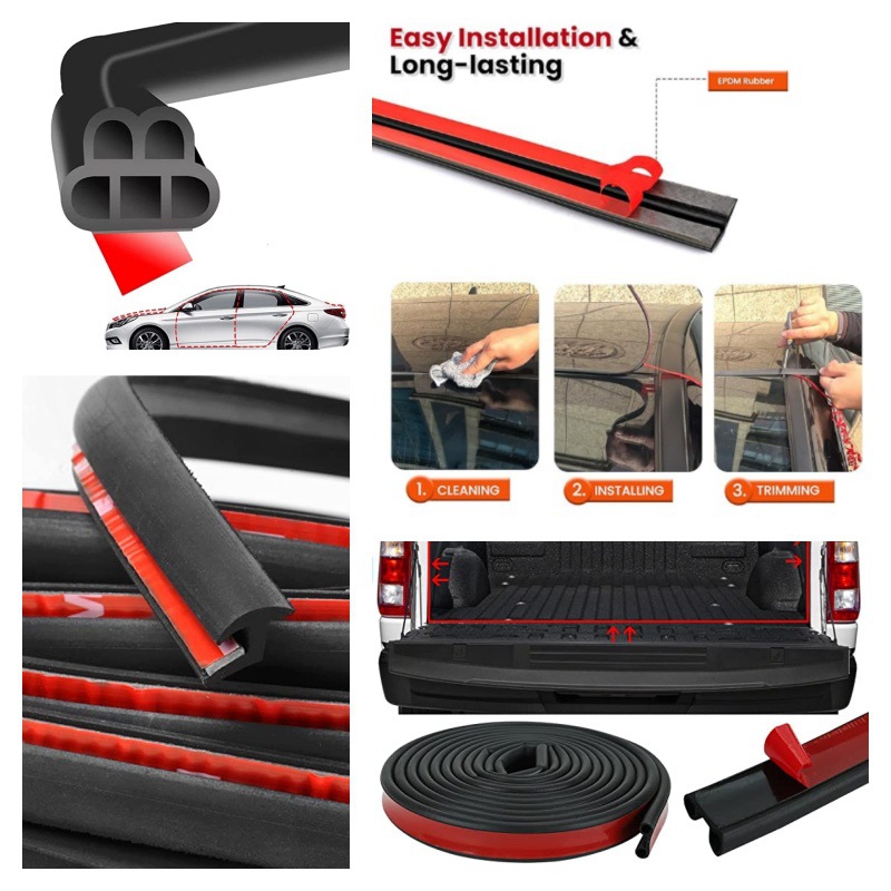 Уплотнительная лента для автомобиля Lgk для B-стойки, уплотнение зазора панели приборов, защита от звука, двойная уплотнительная лента для центральной консоли