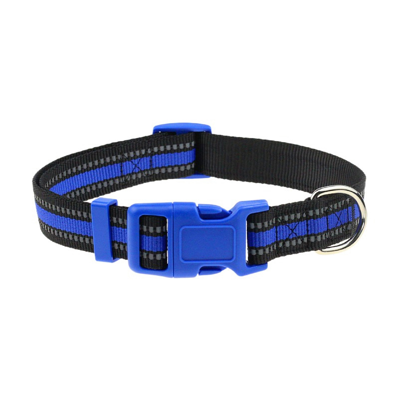 Pet Dog Nylon Reflective Collar Christmas Training Puppy Cat Collar Neck Collar Pet Supplies Wholesale