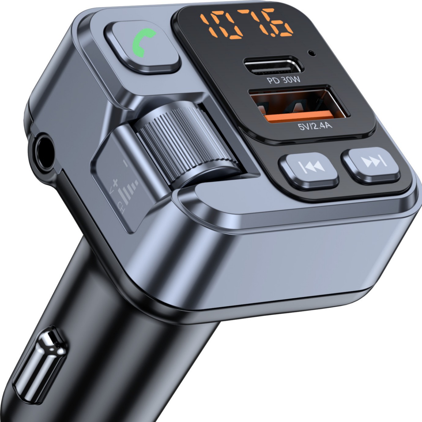 PD30W car mp3 Bluetooth hands-free fm transmitter car charger car mp3 Bluetooth player T16