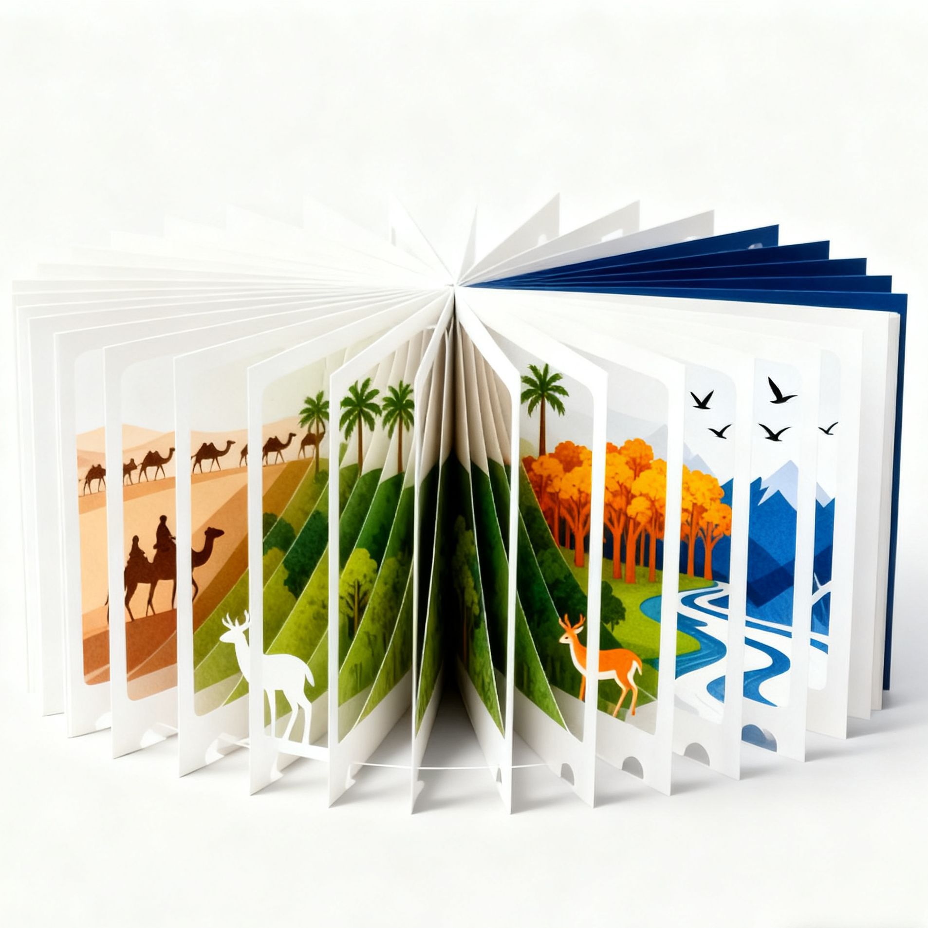 360 ° Book3D стерео книга индивидуализация 360-градусная книга художественная стерео книга индивидуализация