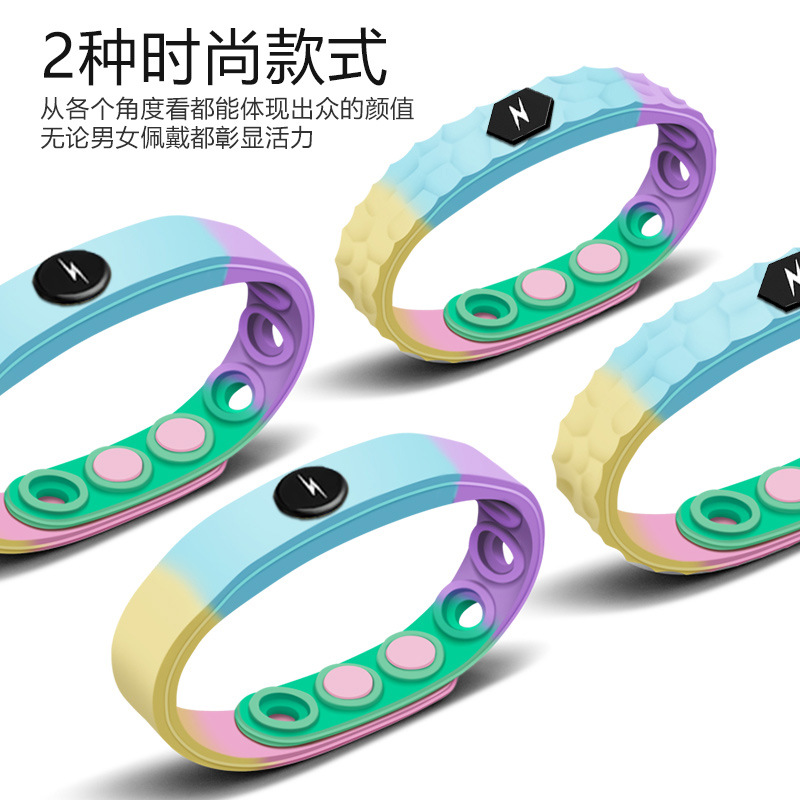 23 new wireless electrostatic silicone bracelet to eliminate human body electrostatic bracelet electrostatic eliminator factory wholesale