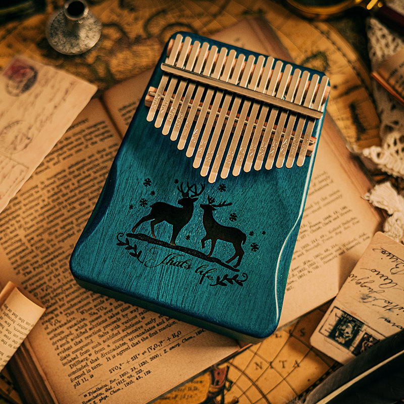 Amazon Export Cross-Border Thumb Piano Kalimba 21-Tone Finger Piano Kalimba 17-Tone Finger Piano