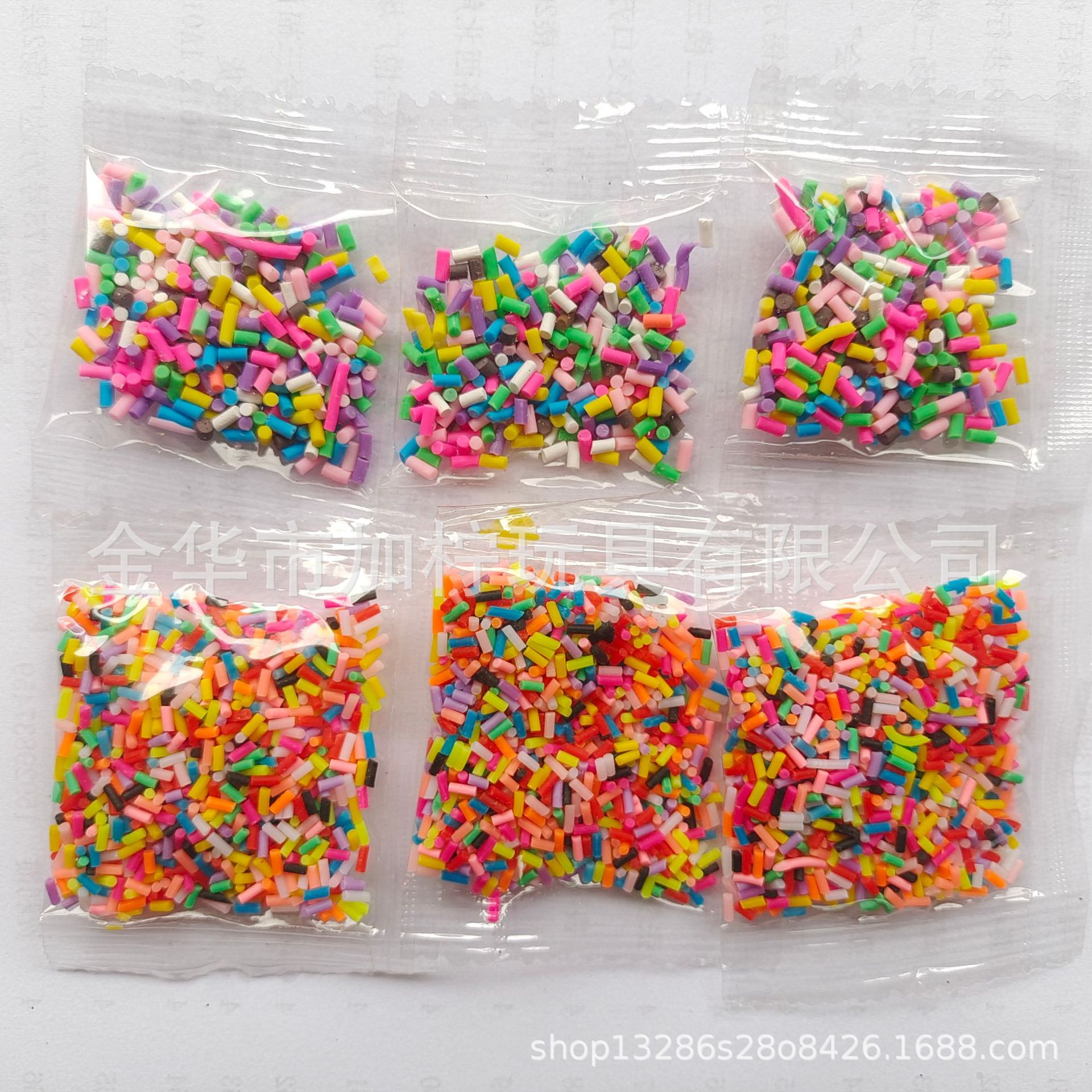 Цветные мягкие глиняные срезы Имитированные шоколадные чипсы Сахарные гранулы Симулированное украшение для торта DIY Ручные аксессуары Кристальная грязь наполнение