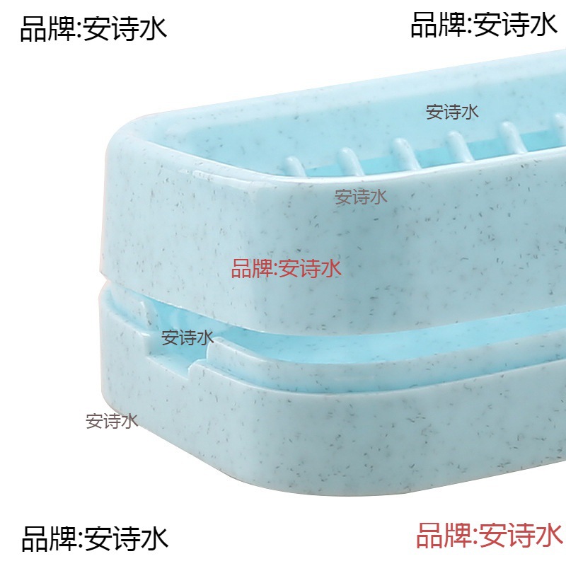 Bathroom Drain Double-layer Soap Box Creative Plastic Travel Soap Box Handmade Soap Holder Bathroom Soap Holder