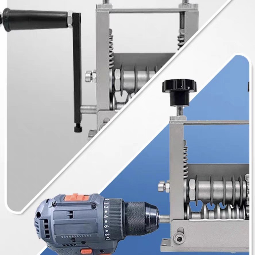 Small copper household porous waste cable stripping machine copper wire peeling semi-automatic artifact brand new porous stripping machine