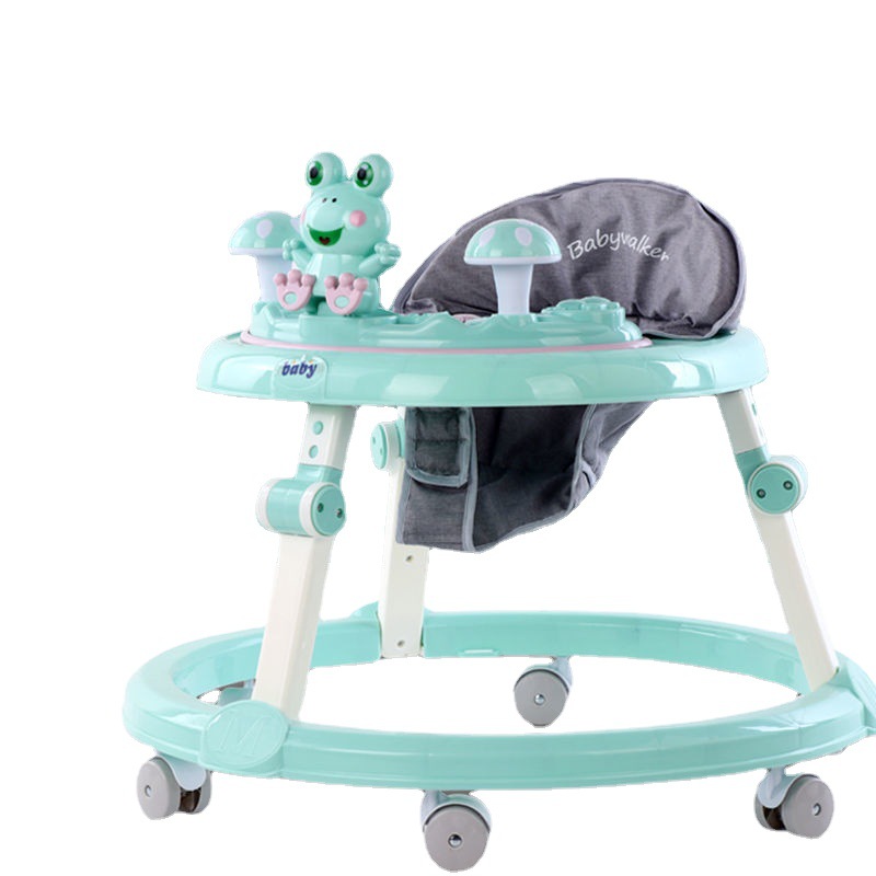 Baby multi-function anti-rollover trolley for baby boys and girls can sit and push the starting car