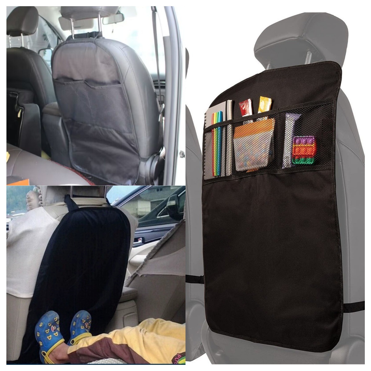 Защитная подкладка для детского сиденья, черная