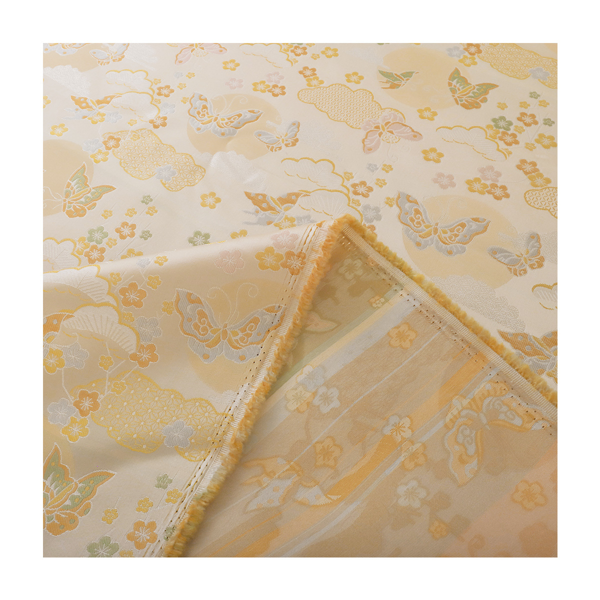 "FS121 Butterfly" imitation Song brocade coat vest fabric butterfly jacquard brocade clothing fabric brocade