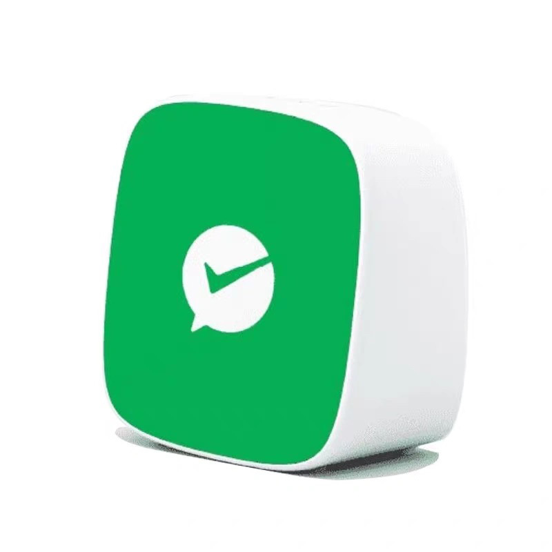 Official Payment Speaker with Built-In Network F1, Bluetooth-Free Payment Speaker, Qr Code Payment, Voice Announcer