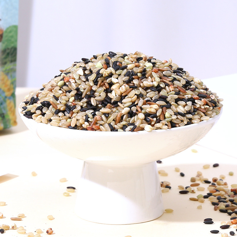 Edge grain food instead of seven-color brown rice 500g bagged cereals coarse grains low fat black rice red rice buckwheat oat sorghum