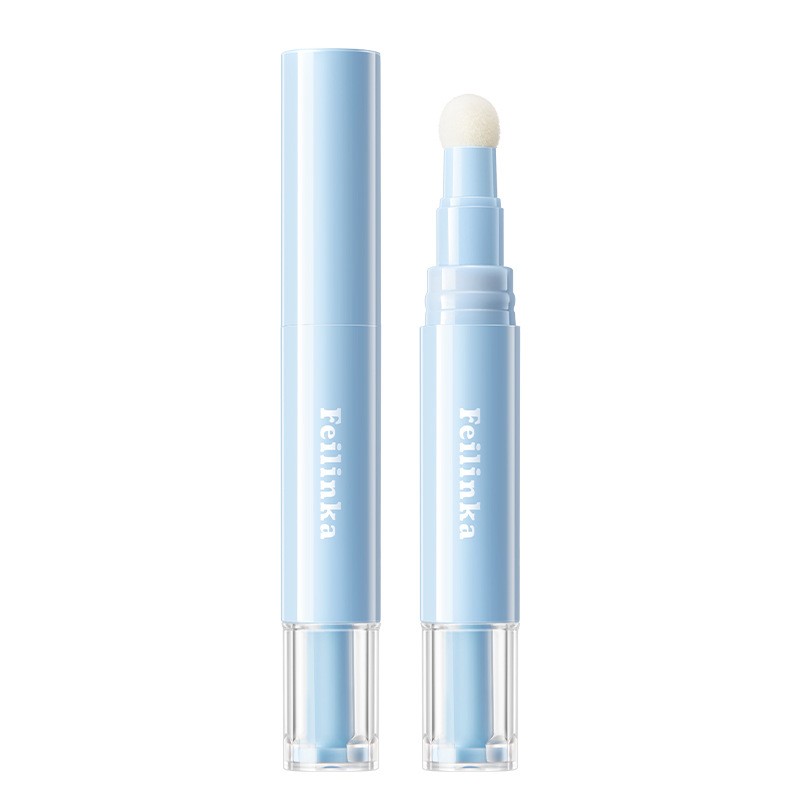 Feilinka Concealer Cream Pen Moisturizes and Brightens Tear Troughs, Covers Spots, Dark Circles, Acne Marks, and Contours Without Easy Makeup Removal