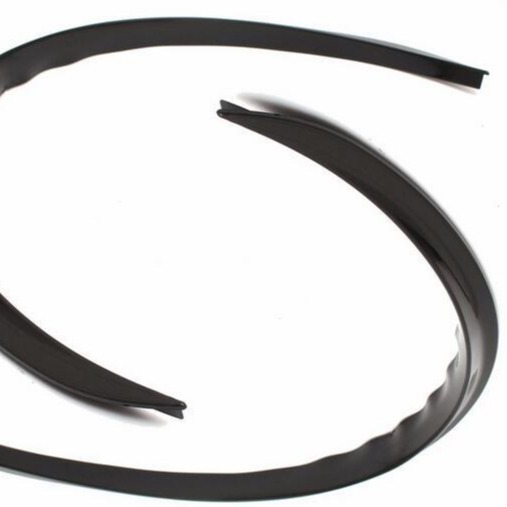 Car wheel eyebrow anti-scratch anti-collision strip soft rubber decoration carbon fiber pattern modified body protective sticker