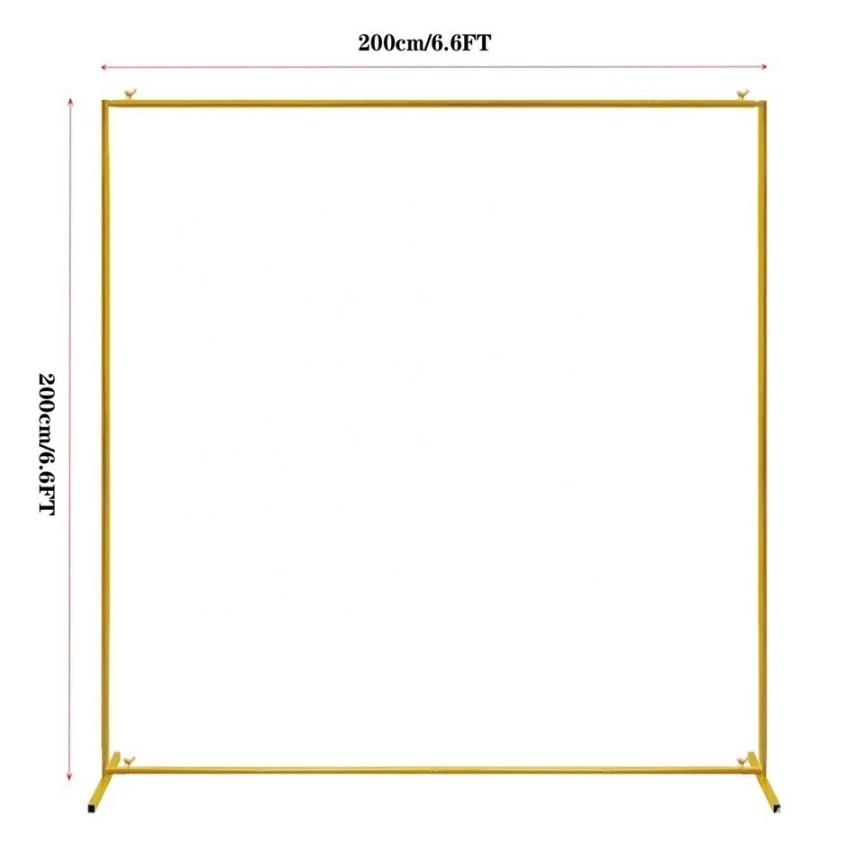 Cross-Border Balloon Arch Wrought Iron Birthday Party Rectangular Arch Amazon Moon Arch Round Door