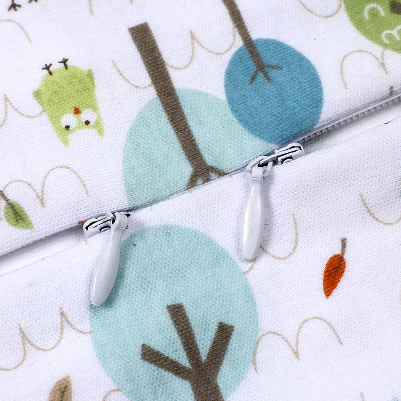 Baby Surrender Sleeping Bag Newborn Swaddling Bag Baby Kick-proof Quilt Air Conditioner Pure Cotton Anti-startling Zipper Sleeping Bag