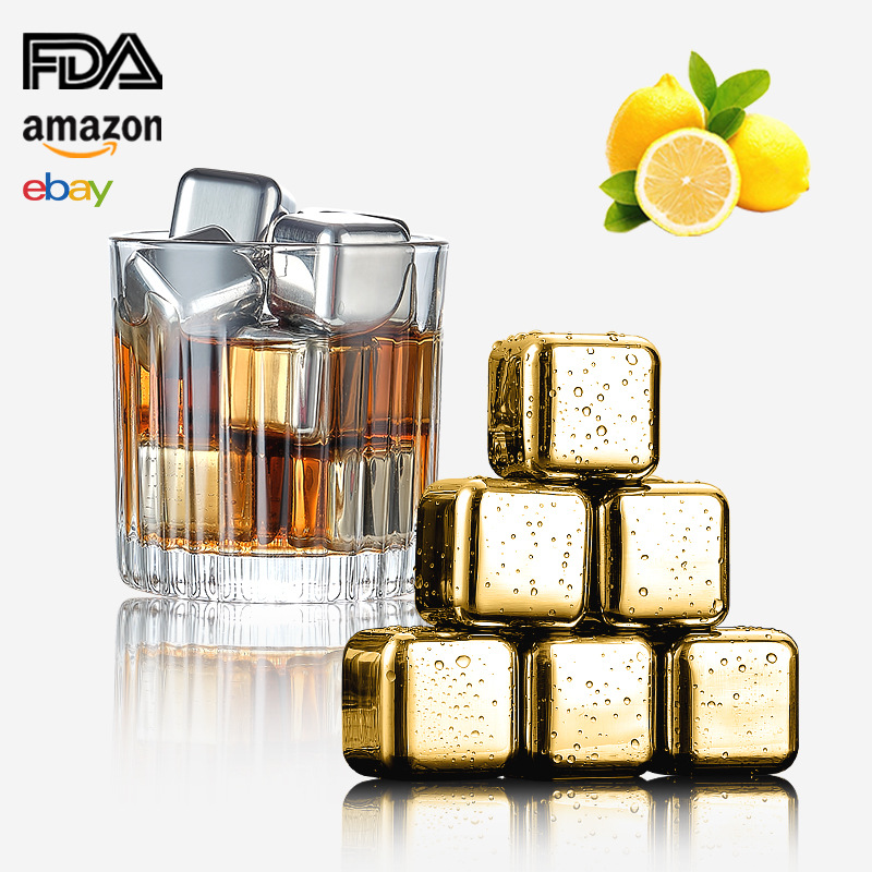 304 Stainless Steel Ice Grain Circulation Quick Frozen Ice Cube Beer Drink Wine Whisky Bar Wine Gift Set