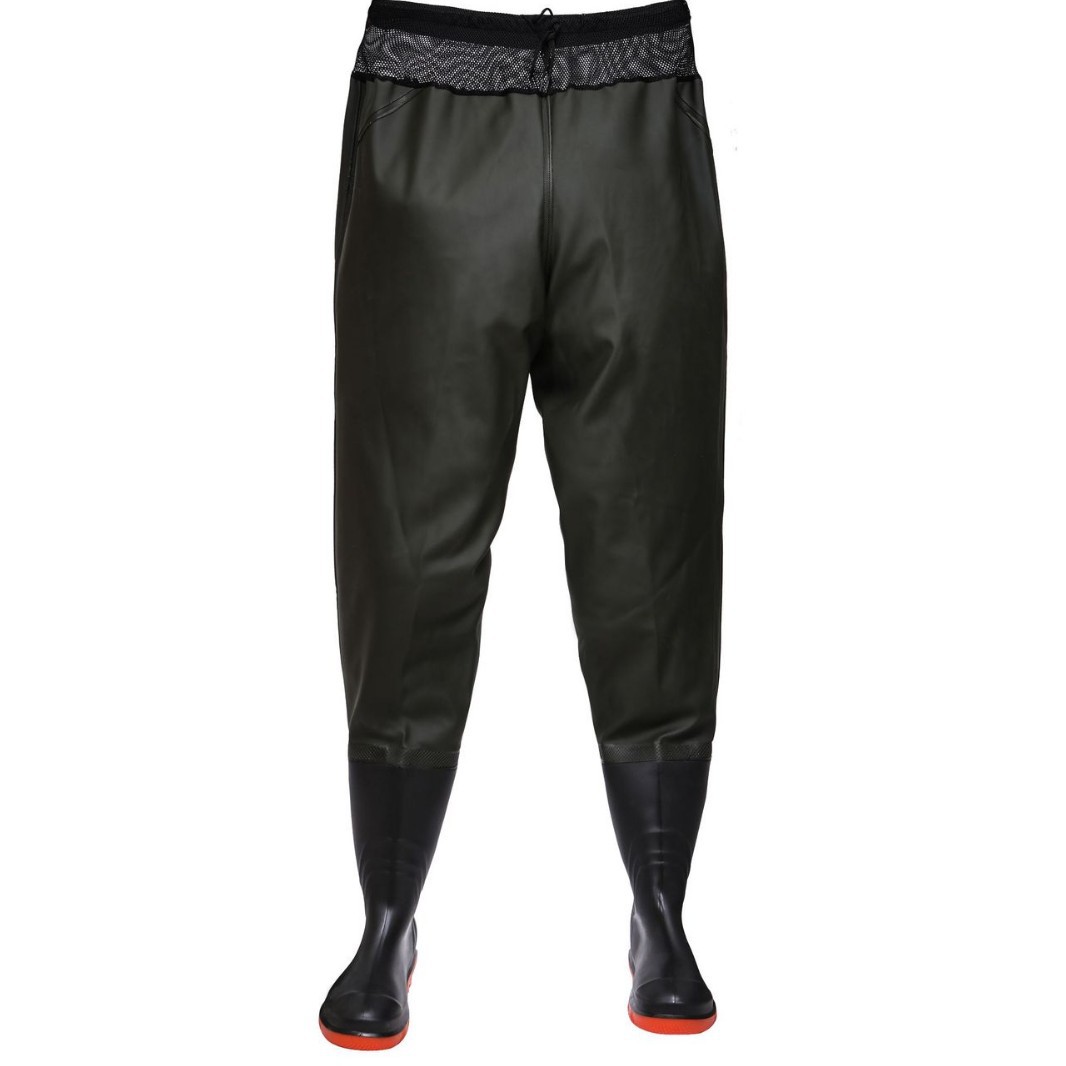 Waist-Length, Wear-Resistant Waders, Non-Slip, Waterproof Clothes, Fishing Waders, Fishing Half-Length, Sea Beef Tendon, Camouflage Wading