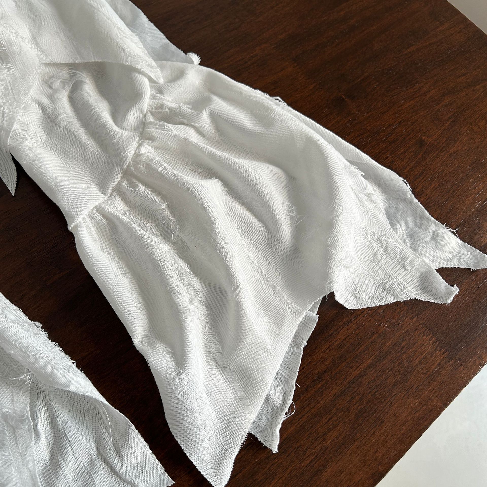 Y2K Asymmetric Socks Sleeve Girl's Slimming Subculture Niche Broken Retro Hot Girl Leg Sleeve Stray Wind Piled Socks