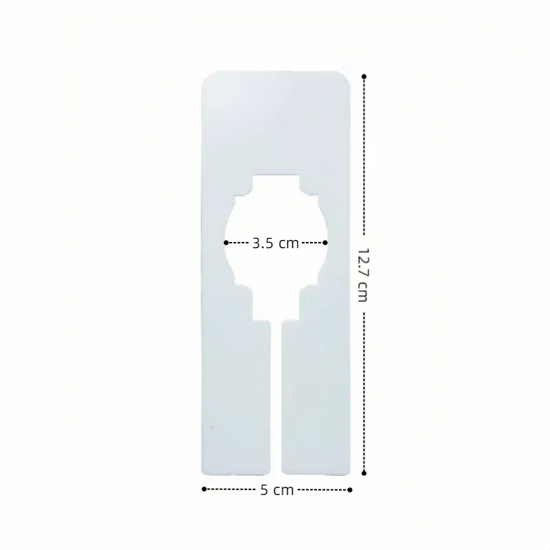 Square Partition Plate Clothing Plastic Partition Ring Clothing Size Baby Partition Plate Ready for Cross-Border