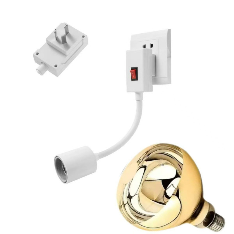 Lamp Heating Bathroom Heating Lamp Bath Heater Heating Bulb A-Grade Waterproof and Explosion-Proof E27 Screw Bathroom Infrared Bulb