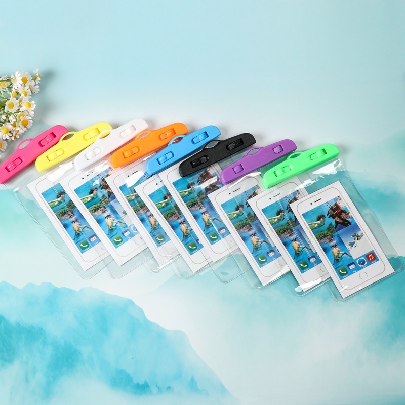 Spot Wholesale Mobile Phone Waterproof Bag Transparent Outdoor Hot Spring Swimming Diving Touch Screen Mobile Phone Protective Bag