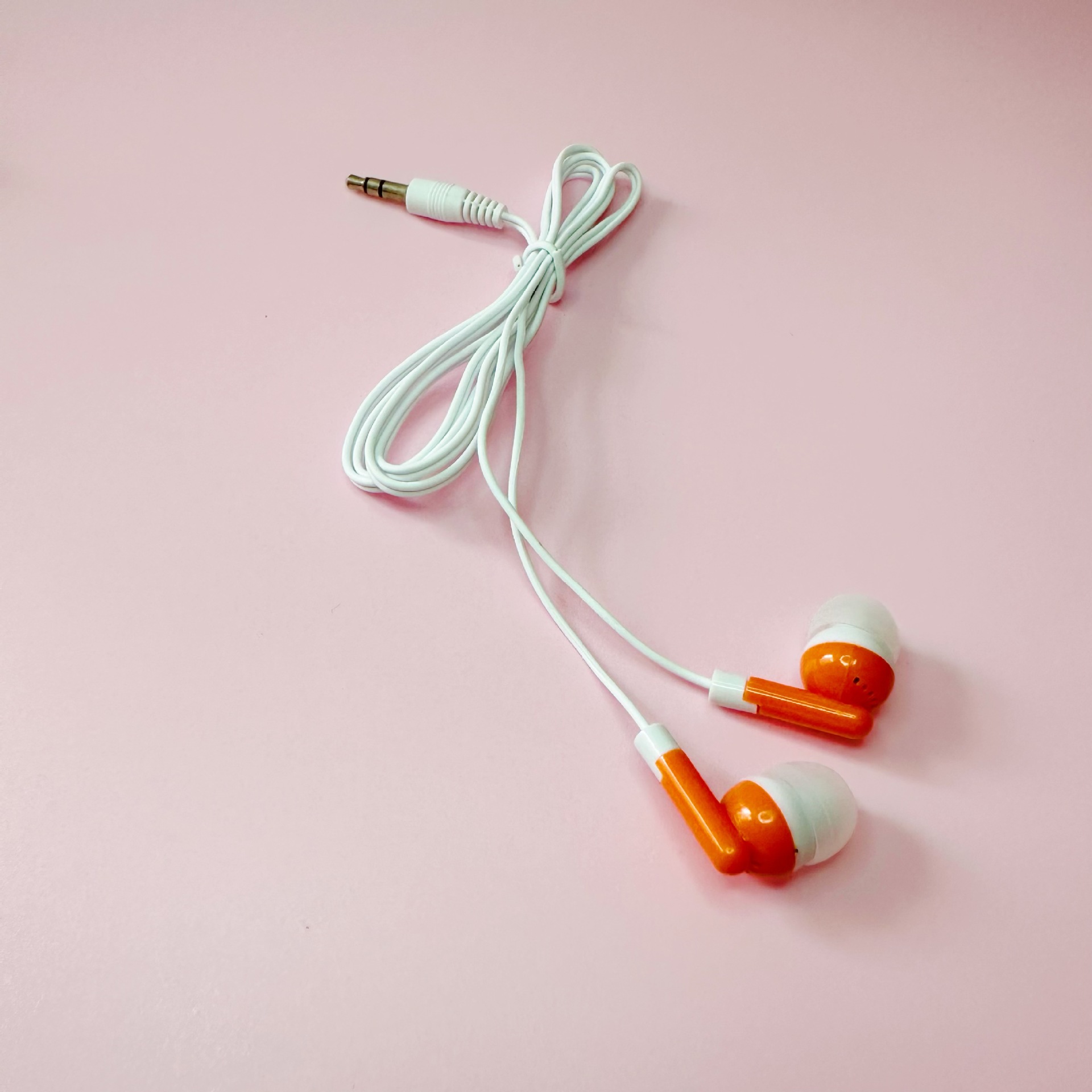 Color No Mark Mp3 Cheap Wired Headphones Universal 3.5mm Round Hole Interface Mobile Phone Headphones