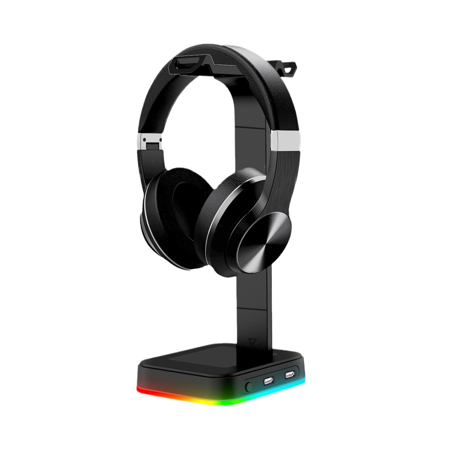 Headphone Stand Rgb Hot-Selling Color-Changing Luminous Dazzling Light-Up Gaming Rgb Headphone Stand Gift Over-Ear Type