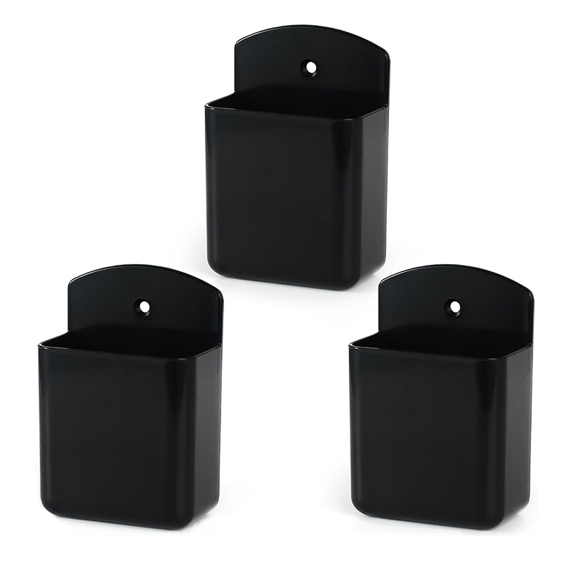 Wall-mounted remote control storage box study pen container storage box punch-free wall bracket Wall Holder