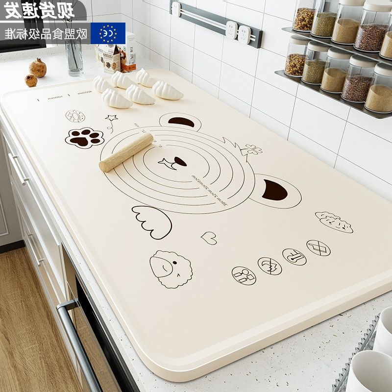 Silicone Mat Thickened Kneading Mat Food Grade Rolling Mat Household Chopping Board Large Kitchen Baking and Panel