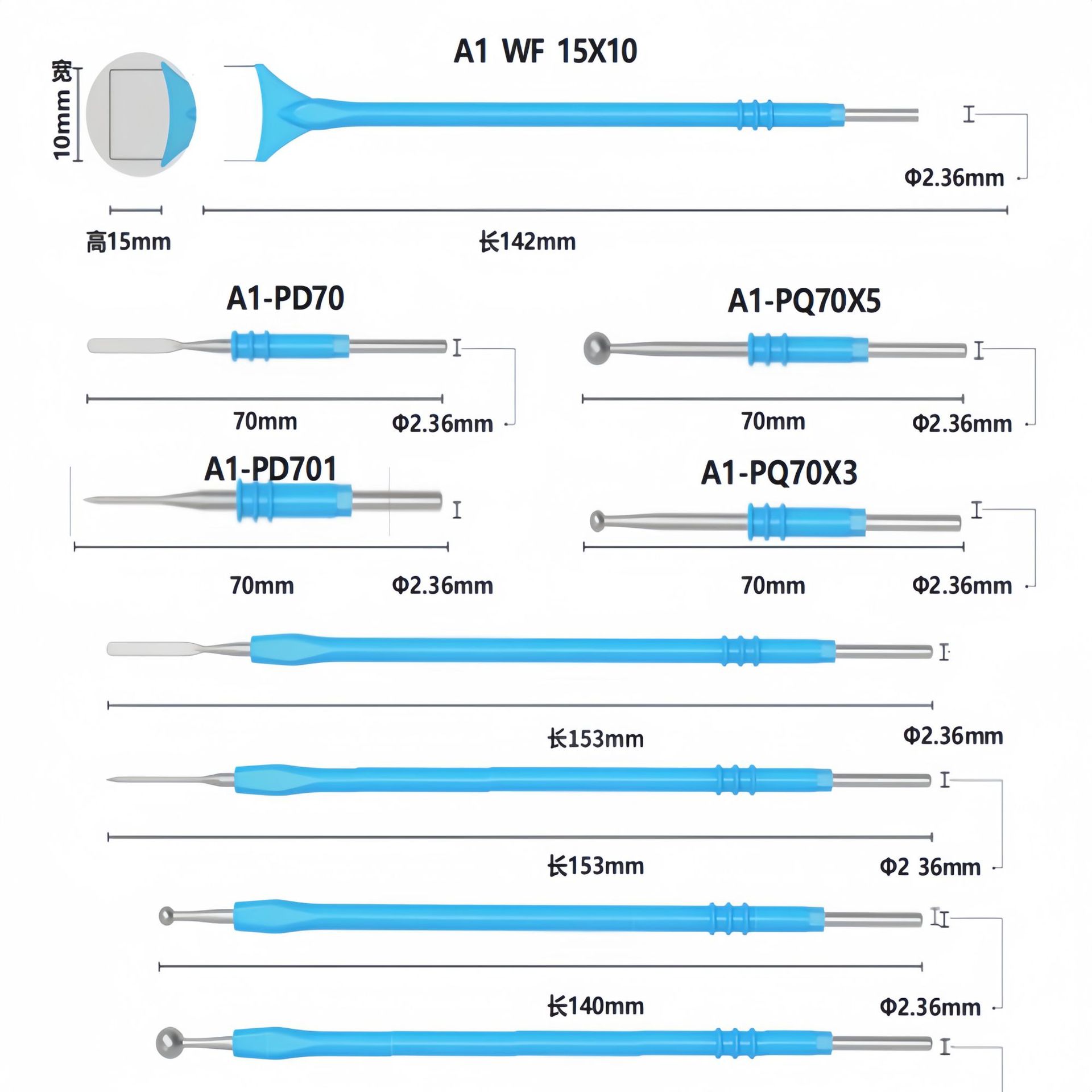 Wholesale High Frequency Electrocautery Disposable Low Temperature Cutting Medical Electrocautery High Frequency Surgical Electrode