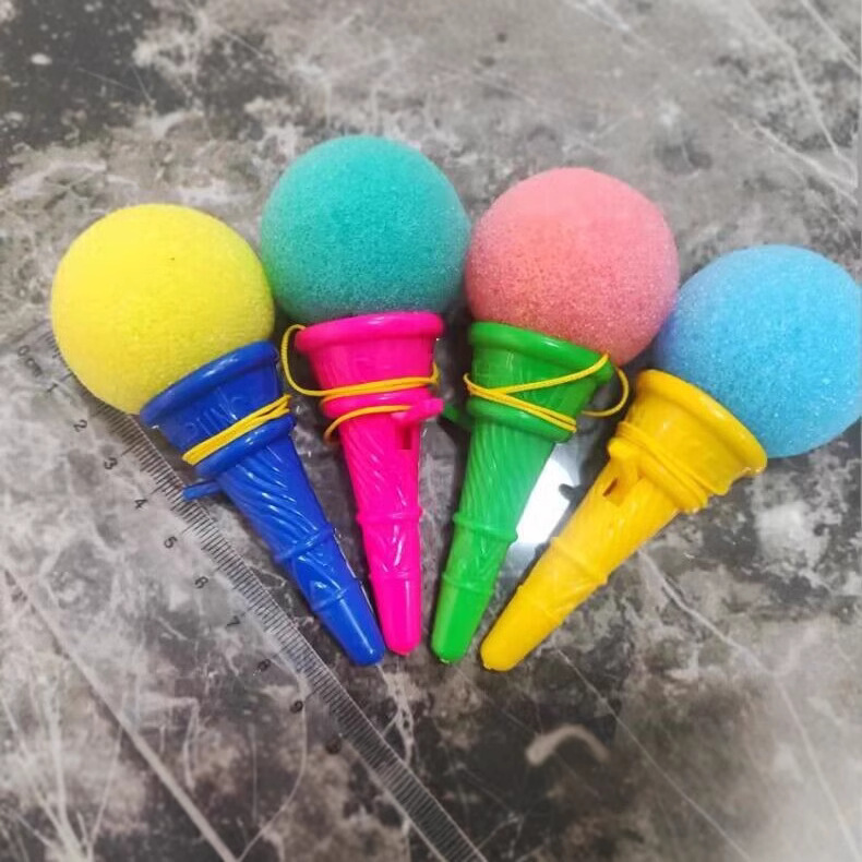 Поставка игрушечного пистолета для выброса 9 см испанского мороженого, пинбол с мороженым