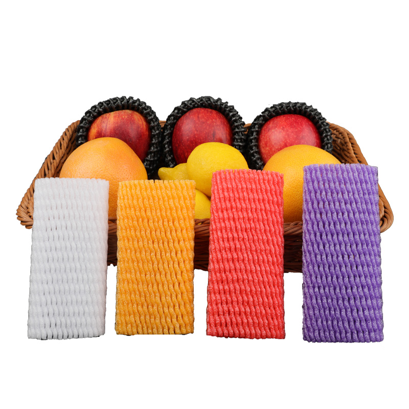 Fruit Mesh Bag Colorful Mixed Mixed Apple Handmade Black Red Yellow Orange Strawberry Foaming Mesh Bag