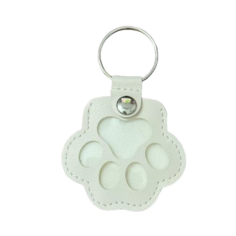 Cross-Border Pet Hair Storage Keychain, Creative Cat Paw, Exquisite Cat and Dog Hair Keepsake Bag Pendant
