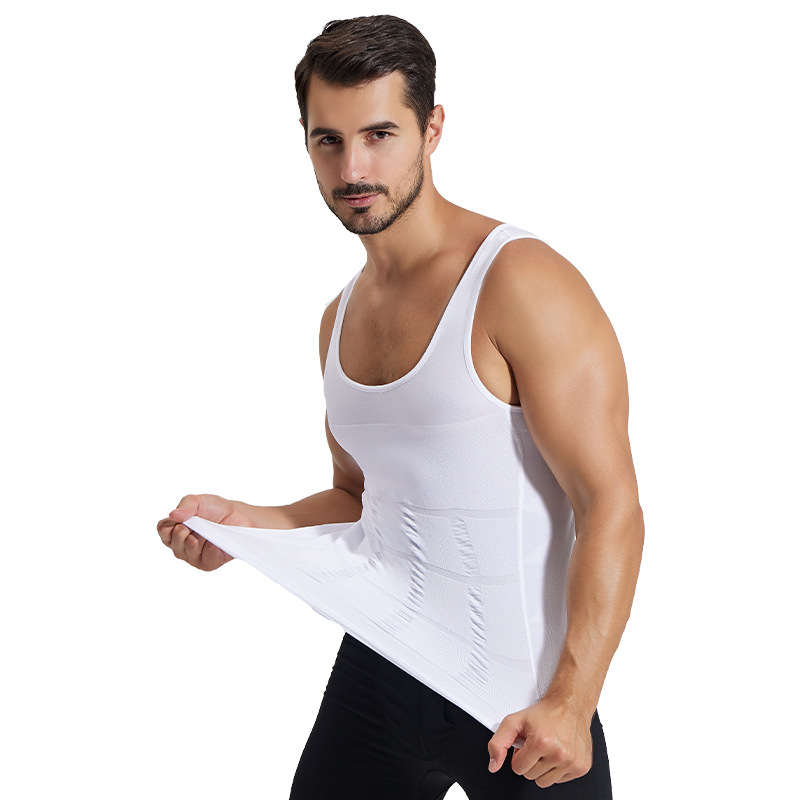 slim n lift men's vest shapewear summer sports fitness I-shaped corset casual base underwear